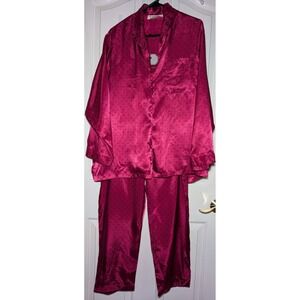 Vintage Victoria's Secret 90's Gold Label Pajama Top & Pants Set Size Large